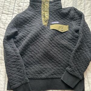 Patagonia quilted quarter button sweatshirt